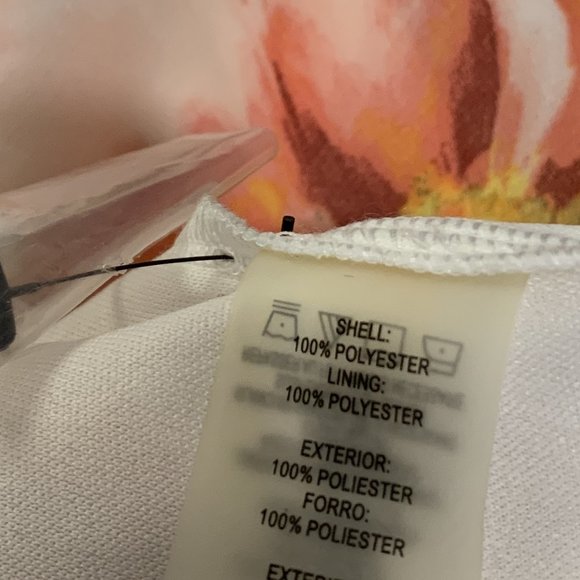 Karl Lagerfeld Paris Floral Chiffon Tiered Dress - Picture 9 of 10